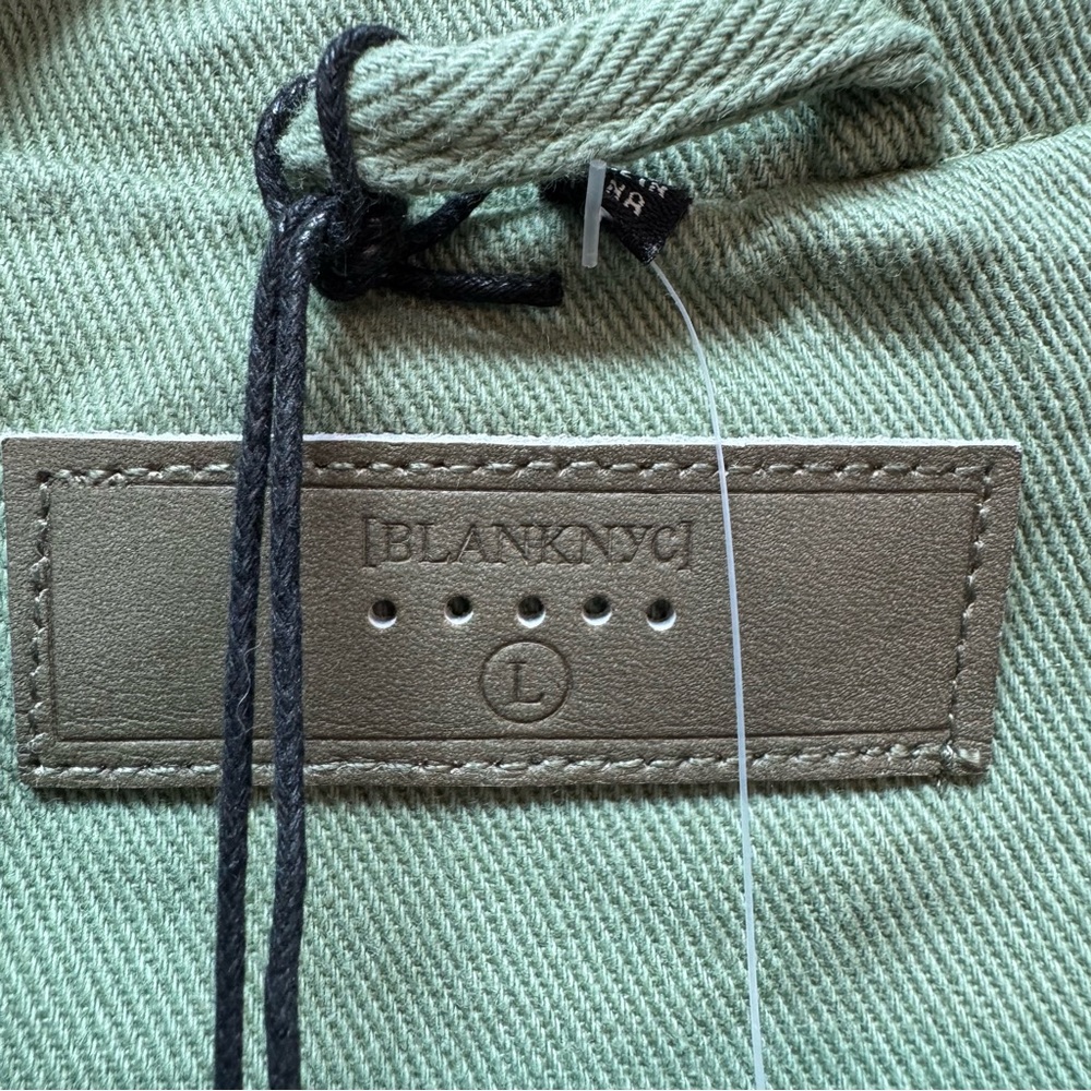 NEW BlankNYC Cropped Double Breasted Trench Coat Utility Jacket - Picture 6 of 8
